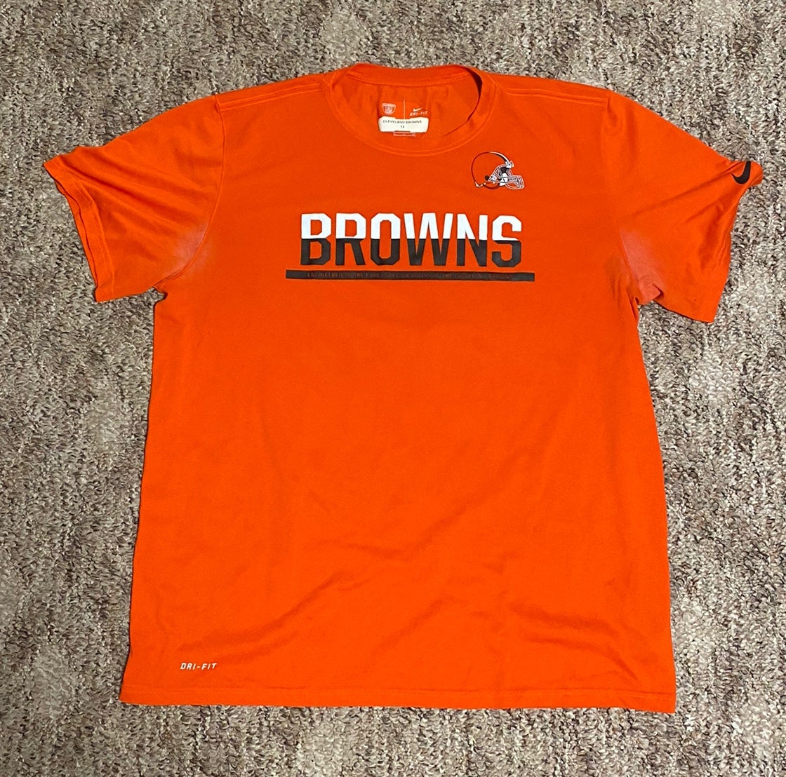 Cleveland browns strength and conditioning large nike new T-shirt