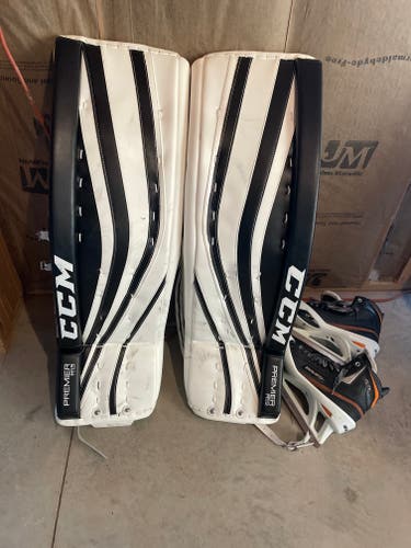 Used (like new) 36" CCM Premier R1.9 Goalie Leg Pads