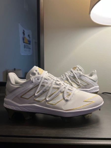 Adidas Afterburner 7 Gold TPU Baseball Cleats