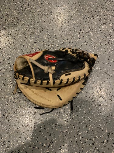 Used Rawlings PROSCM43 CB Right Hand Throw 34" Pro Preferred Catcher's Glove