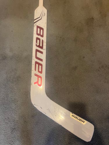 Bauer Vapor 2X Pro goalie stick.  Pro return PHIL #32 - 25” regular.  Burgundy Colour