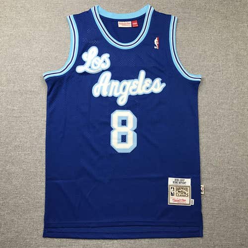 Kobe bryant basketball Blue Jersey Adult Men's New XL Mitchell & Ness