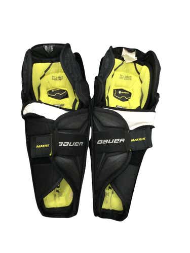 Used Bauer Supreme Matrix 14" Hockey Shin Guards
