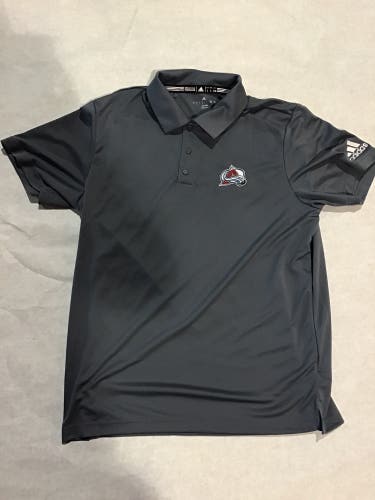 Colorado Avalanche Team Issue Adidas Golf Shirt M, L, 3XL