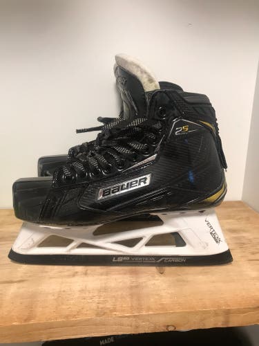 Used Bauer Regular Width  Size 6 Supreme 2S Hockey Goalie Skates