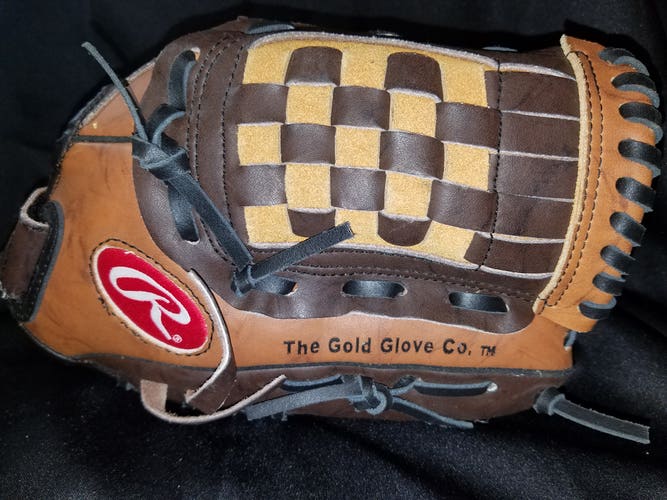 Used Rawlings Right Hand Throw PL120 Baseball Glove 12"
