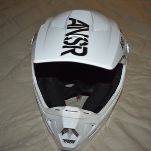 ANSR Racing Evolve 2.0 Motocross Helmet, White, Adult Small - Top Condition!