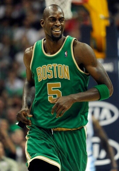 Kevin Garnett Boston Celtics Autographed Green Mitchell & Ness