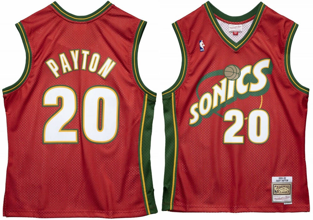 Mitchell & Ness Payton Sonics Chinese New Year Basketball Jersey