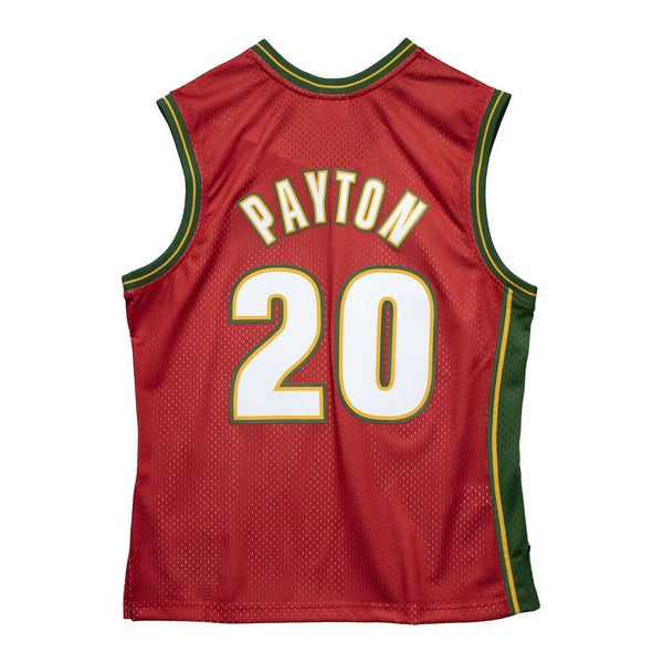 Gary Payton Seattle SuperSonics Fanatics Authentic Autographed Mitchell &  Ness 1994-95 NBA 75th Anniversary Green