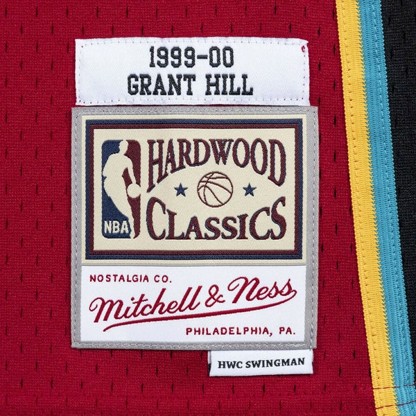 Grant Hill #33 Detroit Pistons Throwback 90s Red Swingman Jersey