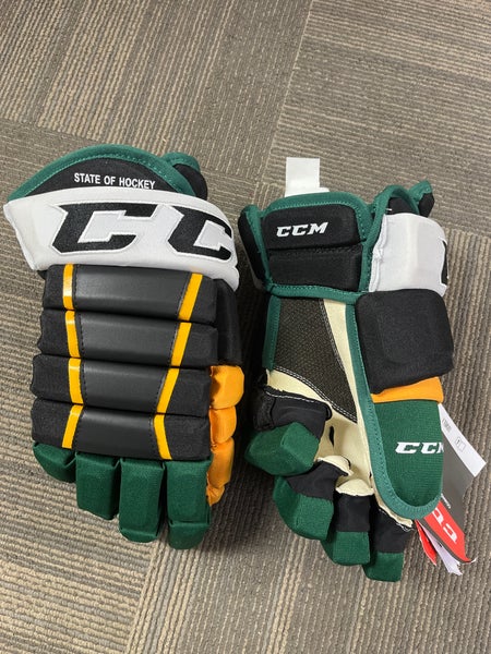 New Custom Minnesota State Of Hockey CCM 14" Tacks 4 Roll Pro Gloves