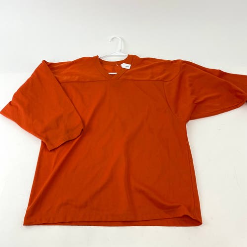 Used Orange Mesh Practice Jersey | Adult Medium | W456