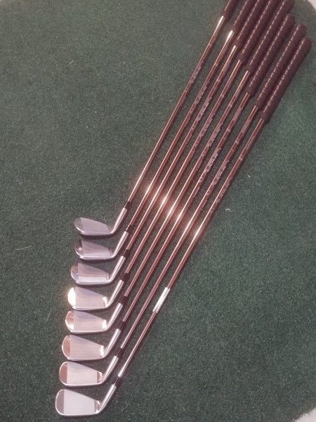 Used Men's Mizuno Right Handed MP-20 HMB 3-PW Iron Set UST Makita Recoil ESX 460 F3 Graphite shafts