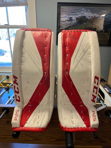 24+1 CCM P2.5 Goalie Leg Pads, Speed Skin