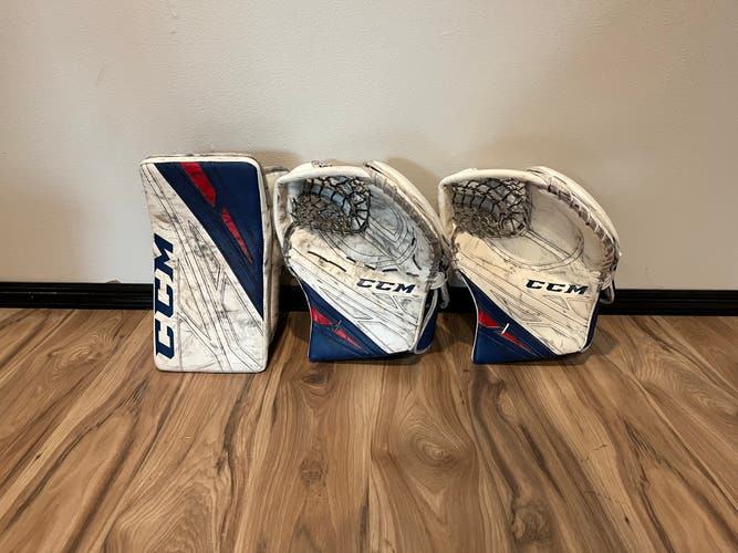 Pro Stock CCM Extreme Flex 4 Gloves and Blocker