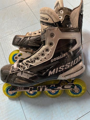 Used Mission Inhaler NLS2 Inline Skates Regular Width Size 9