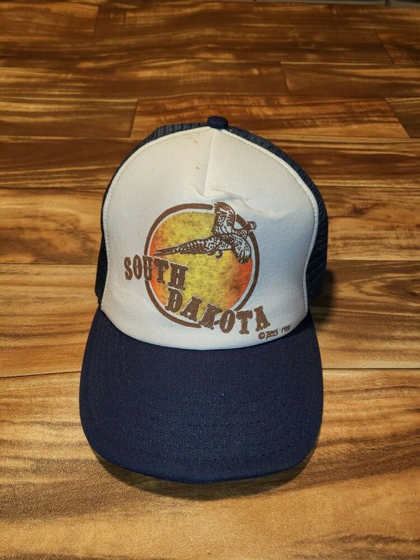 Vintage Tilot Oil Striped Foam Trucker Snapback Hat Made In USA