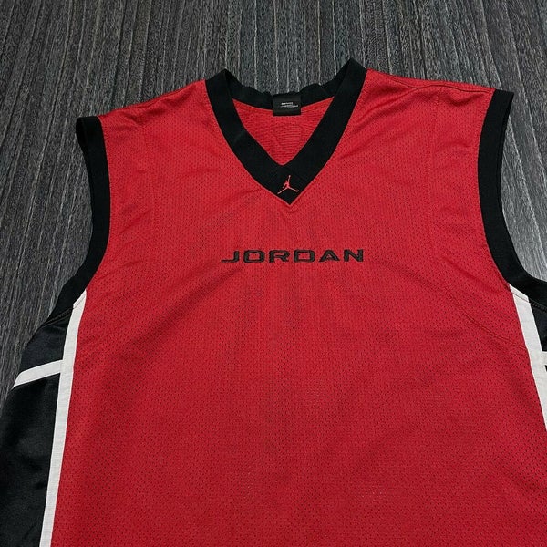 Sleeveless V-Neck Basketball Jersey (Red) - Basketball > Tops - Men