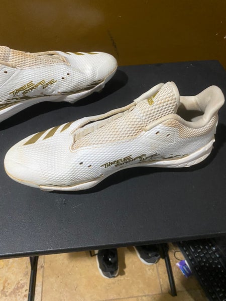 White Men's Metal Low Cut Adizero Afterburner