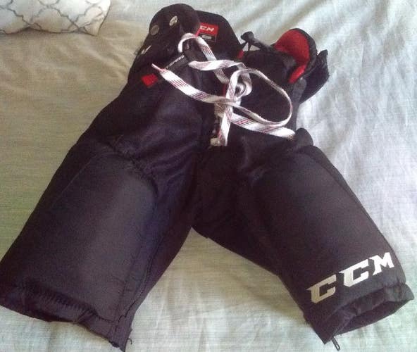 Junior Medium CCM JetSpeed FT390 Black Hockey Pants
