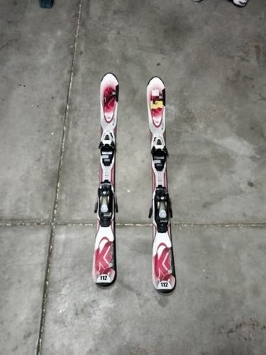 Used K2 All Mountain AMP Strike Skis With Bindings