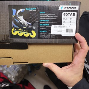 Used Tour Code 9.one Inline Skates Regular Width Size 9