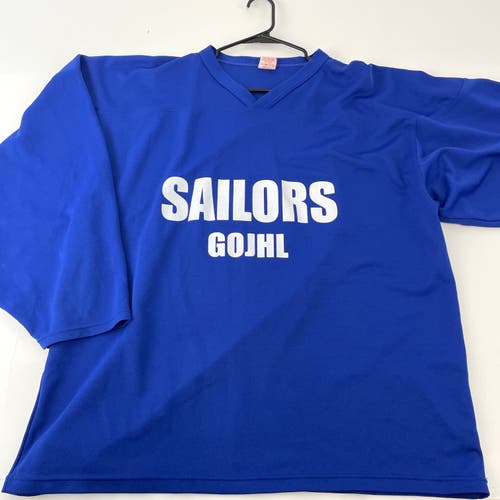 Used Royal Blue Sailors GOJHL Practice Jersey | Size 2XL
