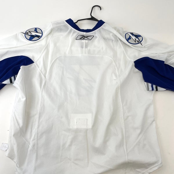 Brand New White Tampa Bay Lightning Game Jersey, Size 58G