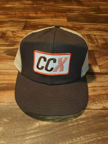 Vintage CCX Trucker Patch Hat Cap Mesh Trucker Snapback Made in USA