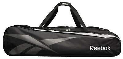 Bundle: Reebok Pro lax Bag and Reebok 5K lax elbow guard large and Reebok 5k lax rib guard medium
