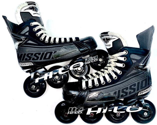 Mission Inhaler DSR Size 6E Inline Hockey Skates (US Men 7.5 Shoe/ Women US 9