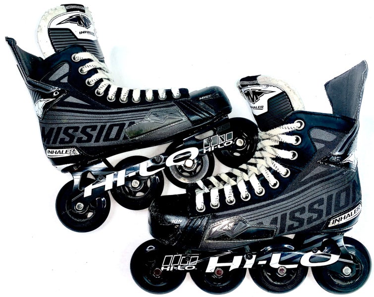 Mission Inhaler DSR Size 6E Inline Hockey Skates (US Men 7.5 Shoe/ Women US 9