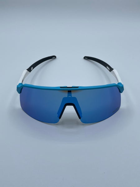 NEW Oakley Sutro Lite Sunglasses - White/Turquoise Frame w/ Blue Multilayer Lens