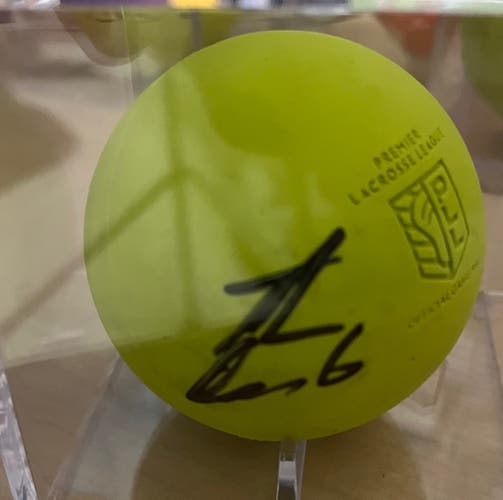 TD Irelan Signed Game Used PLL Ball