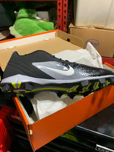 Black New Molded Cleats Nike vapor