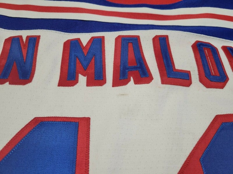 DON MALONEY Signed New York Rangers Event Worn Autographed Hockey Jersey