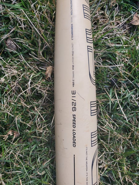 Used USSSA Certified 2021 Warstic Alloy Bonesaber Bat (-5) 26 oz 31"