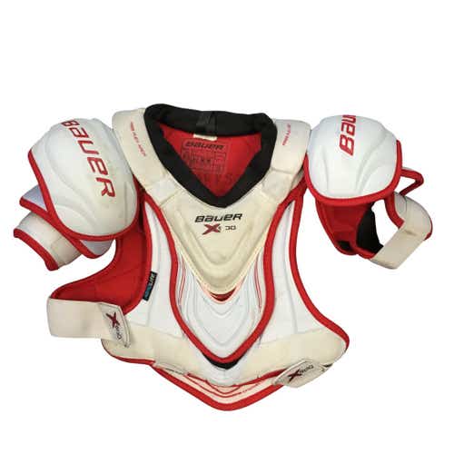Used Bauer Xs 30 Md Hockey Shoulder Pads