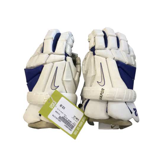 Used Nike Vapor Elite Lg Mens Lacrosse Gloves