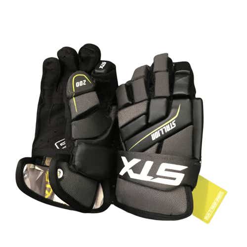 Used Stx Stallion 200 Md Junior Lacrosse Gloves