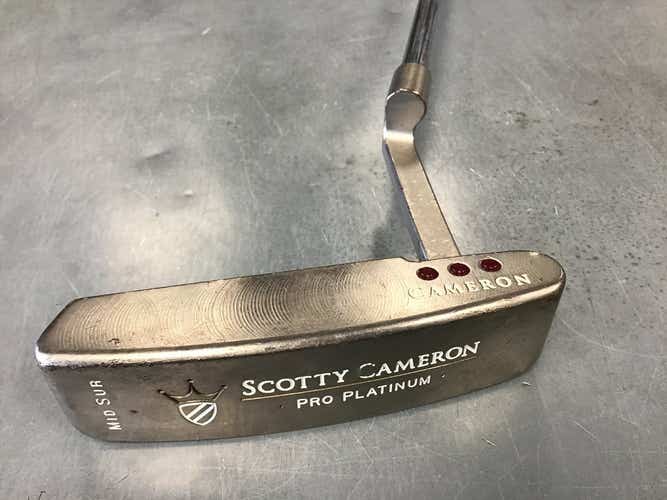 Used Titleist Cameron Pro Platinum Mid Sur Belly Blade Putters