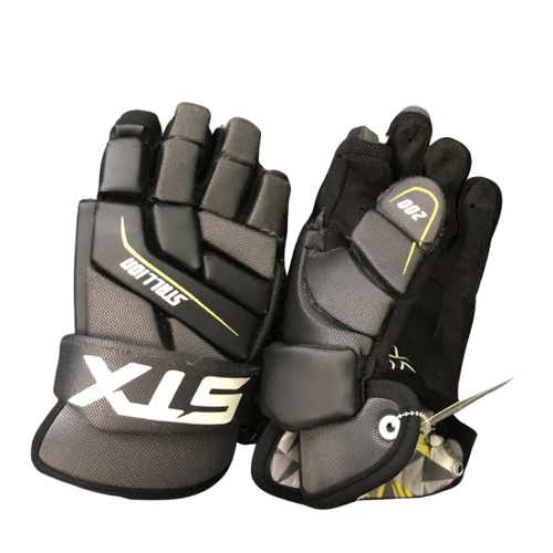 Used Stx Stallion 200 Md Junior Lacrosse Gloves