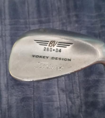Men's Used Titleist Right Handed Vokey Wedge Wedge Flex 60 Degree Steel Shaft