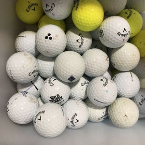 Callaway Chromesoft Golf Balls- 4 dozen!!! Yellow and White 3A Grade!!!