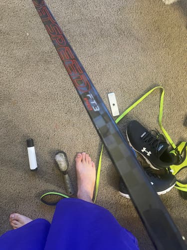 Game Used Alex Tuch Used Right Handed Pro Stock JetSpeed FT3 Pro Hockey Stick