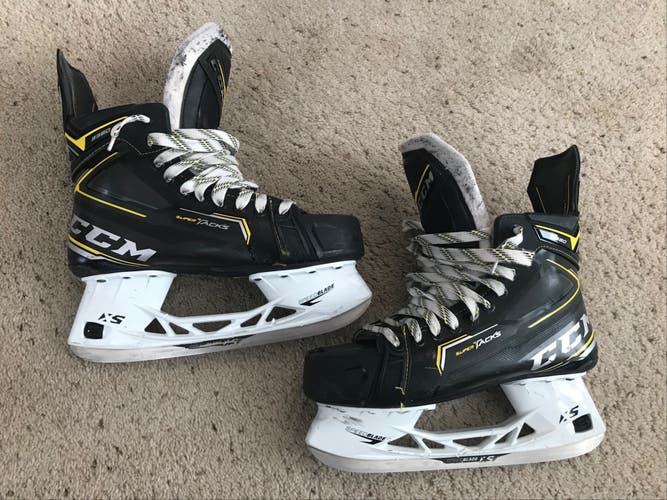 Senior Used CCM Super tacks 9380 Hockey Skates Regular Width Size 8.5