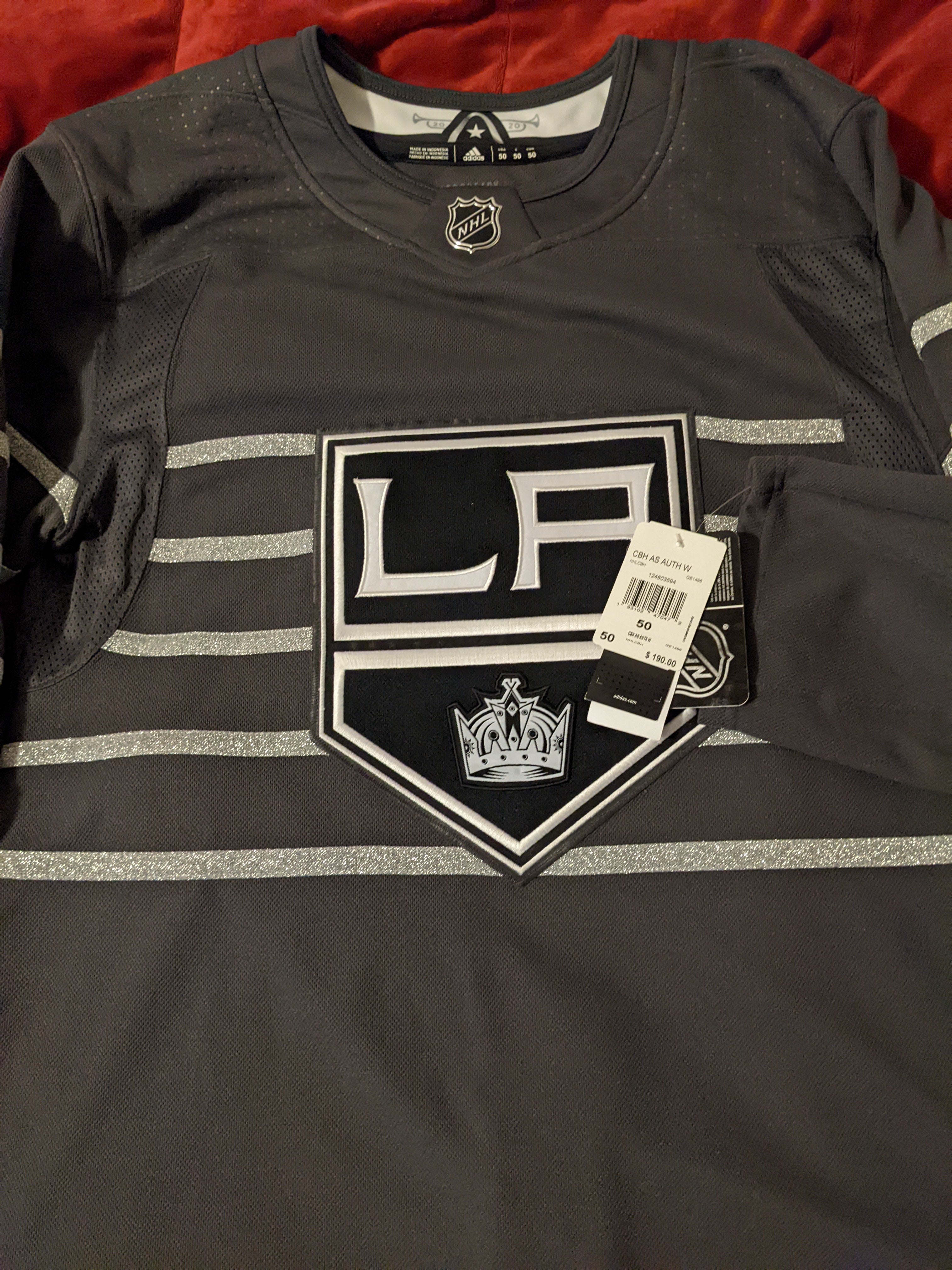 Los Angeles Kings Adidas 2019 ALL-STAR GAME Climalite Jersey Size 50 