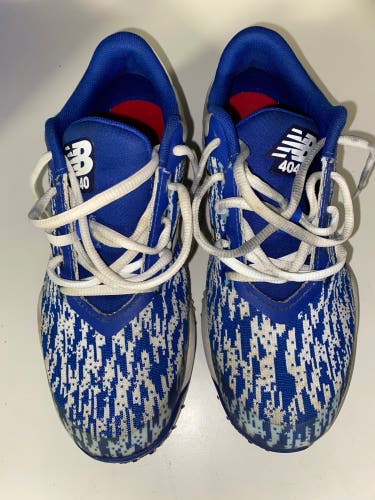 Blue Unisex Size 5.5 (Women's 7.5) New Balance 404 Turf Shoes