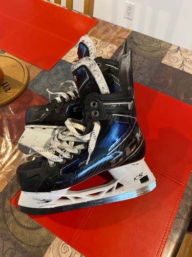 CCM AS3 Blue Pro Hockey Skates Extra Wide Widt Pro Stock Size 6